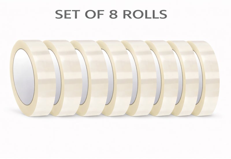 Mthalia Clear Packing Tape 2” x 50 Yards Heavy Duty Strong Adhesive – 8 Rolls - Image 1